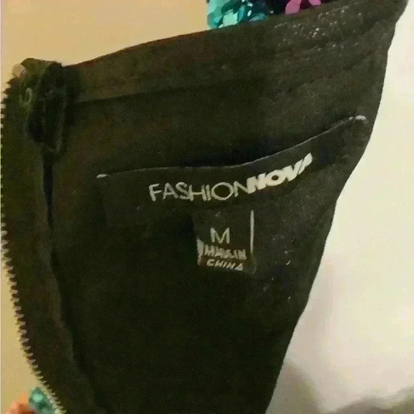 Sequin Mini Cocktail Party Concert Dress Taylor Swift Outfit Size Medium - Picture 7 of 11